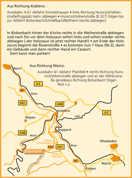 Wegbeschreibung